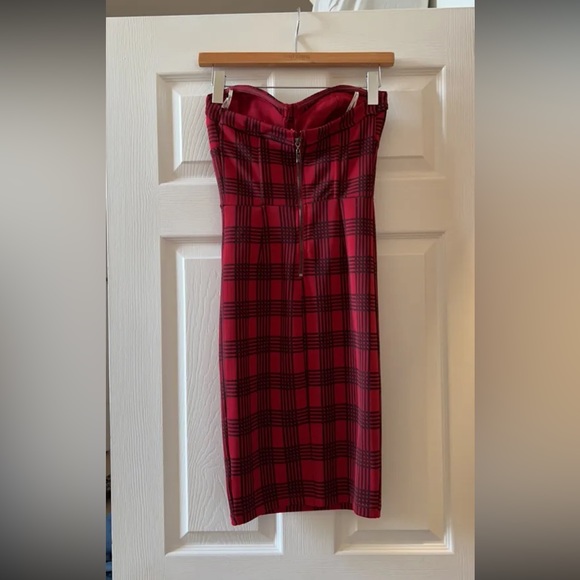 Guess bustier plaid  dress - Picture 2 of 2